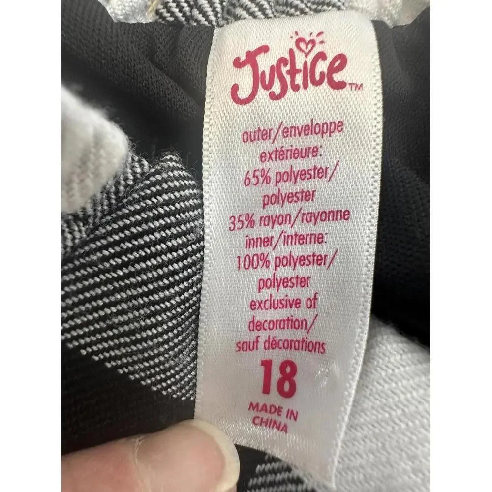 Justice teen’s size